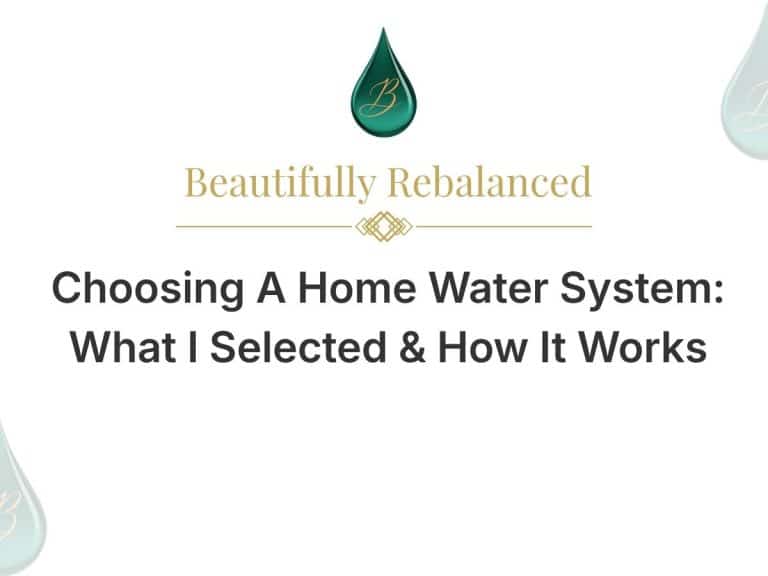 Choosing A Home Water System: What You Need To Know