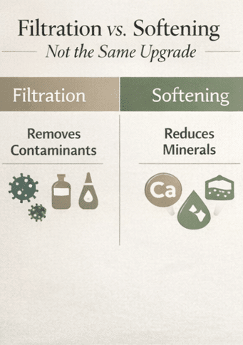 Filtration vs Water Softening: What's the Difference and Which Do You Need?